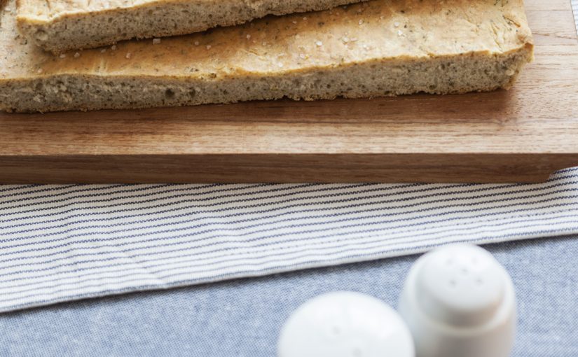 Focaccia genovese con farina bianca di Storo